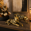 Casal de Panteras Decorativas Luxo