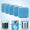 Pastilhas de Limpeza Profunda para Máquina de Lavar (Kit com 6 ou 10 pastilhas)