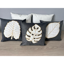 Kit 5 Capas de Almofada Suede Bordadas | Elegância e Conforto para Sua Casa