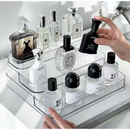 Expositor de Perfumes Cosméticos 3 Andares Multiuso Organizador Prateleira Diamante Acrílico Porta Maquiagem Beleza