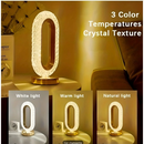 Luminária de Mesa Lâmpada Touch Quarto Luxuosa Cristal Acrílico 3 Tons de Led
