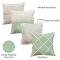 4 Capas De Almofadas Boho Chic Elegante Estilo Rustico