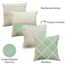4 Capas De Almofadas Boho Chic Elegante Estilo Rustico