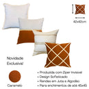 Kit 4 Capas de Almofada Decorativas Boho Chic | Elegância e Conforto para Sua Casa
