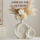 Dupla Vasos Decorativos Enfeite Decorativo Decoração de Sala