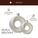 Dupla Vasos Decorativos Enfeite Decorativo Decoração de Sala