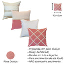 Kit 4 Capas de Almofada Decorativas Boho Chic | Elegância e Conforto para Sua Casa