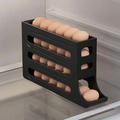 Organizador De Geladeira Porta Ovos Automático Rolante 4 Andares