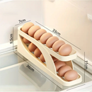 Organizador De Geladeira Porta Ovos Automático Rolante 4 Andares