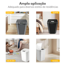 Lixeira Inteligente Com Sensor Automática Banheiro Lixeira Automática De 16 Litros Com Sensor Balde Lixo
