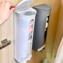 Suporte Sacola de Lixo Multiuso Dispenser Parede Puxa Saco Organização Cozinha