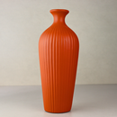 Vaso de Cerâmica Clássico Canelado