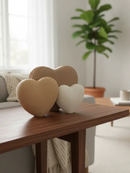 Decoração 3 Corações Escultura 17cm Família Mâe Bebê Estante Mesa Quarto Sala Escritório Banheiro.