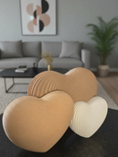 Decoração 3 Corações Escultura 17cm Família Mâe Bebê Estante Mesa Quarto Sala Escritório Banheiro.