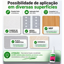 Painel Ripado EVA Autocolante Nogueira Natural 10m Linha Madeto Meu Rodapé | Envio FULL