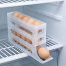 Organizador De Geladeira Porta Ovos Automático Rolante 4 Andares