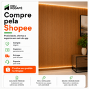 Painel Ripado EVA Autocolante Nogueira Natural 10m Linha Madeto Meu Rodapé | Envio FULL