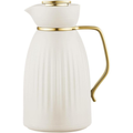 Garrafa Térmica Jade Bege E Dourado Click Tuut 1 Litro Com Design Sofisticado
