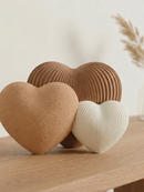 Decoração 3 Corações Escultura 17cm Família Mâe Bebê Estante Mesa Quarto Sala Escritório Banheiro.
