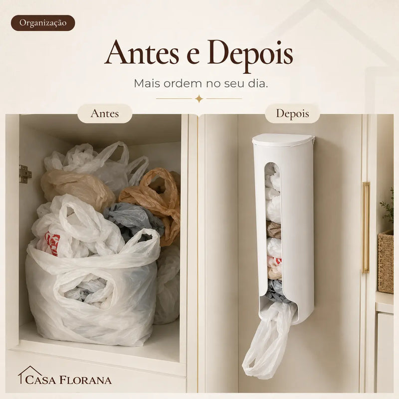Dispenser de Sacolas para Parede