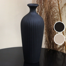 Vaso de Cerâmica Clássico Canelado