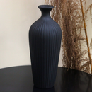 Vaso de Cerâmica Clássico Canelado