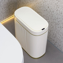 8L Lixeira Com Sensor Inteligente Para Uso Doméstico, Com Tampa, Banheiro, Sala De Estar, Cozinha, Tipo Estreito
