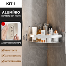 Ouro Suporte De Shampoo Prateleiras De Banheiro Sem Furo