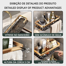 Ouro Suporte De Shampoo Prateleiras De Banheiro Sem Furo