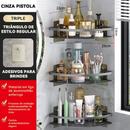 Ouro Suporte De Shampoo Prateleiras De Banheiro Sem Furo