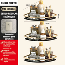 Ouro Suporte De Shampoo Prateleiras De Banheiro Sem Furo