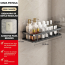 Ouro Suporte De Shampoo Prateleiras De Banheiro Sem Furo
