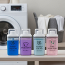 Dispenser Organizador Lavanderia 2,3 litros ou 1,5 Litros Acrílico - Amaciante, Sabão em Pó e Liquido, Tira Manchas
